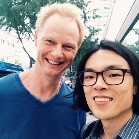 I had to have a picture taken with him as a souvenir and a proof. ;)