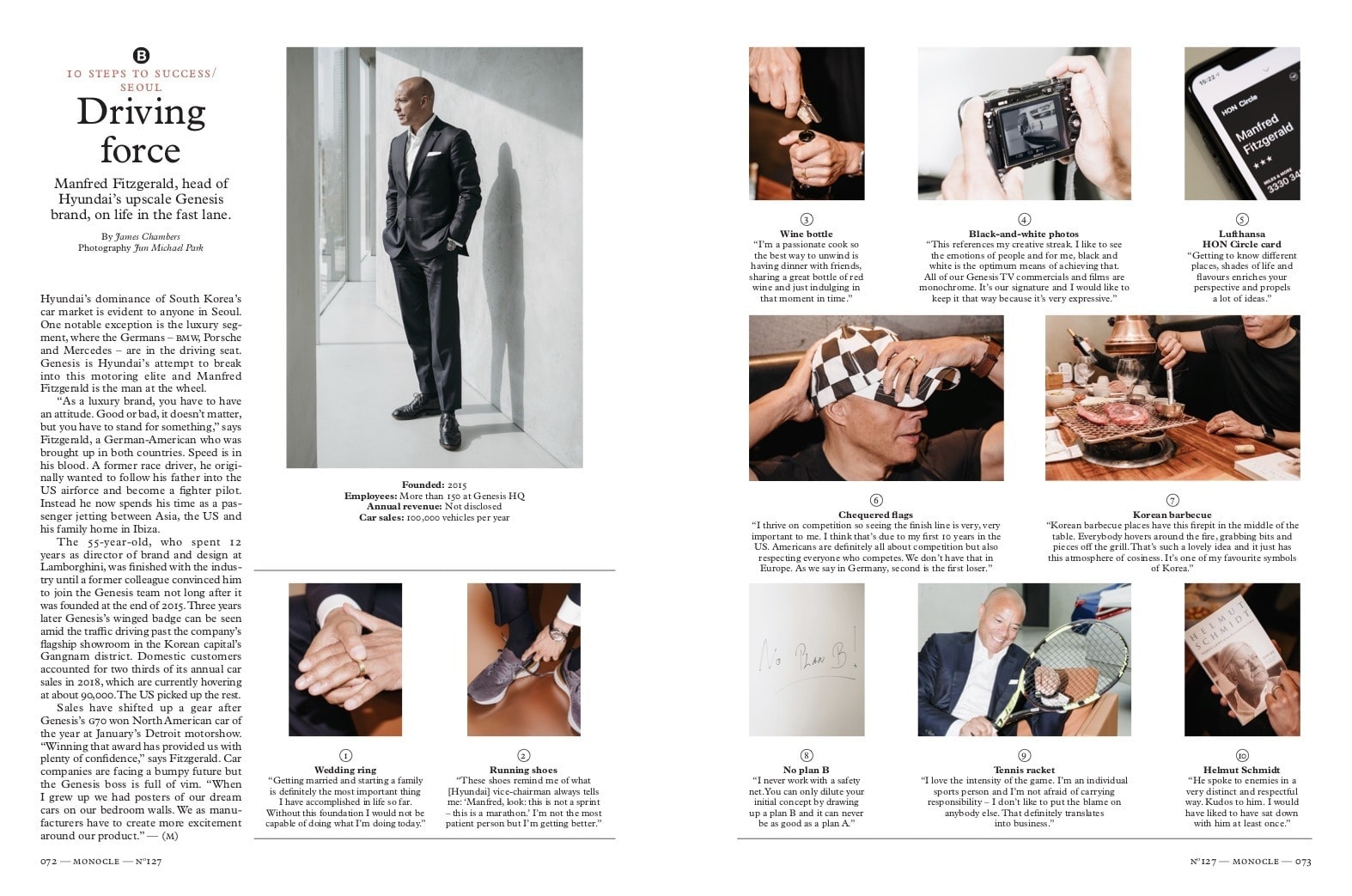 Portrait: Manfred Fitzgerald for Monocle | Jun Michael Park