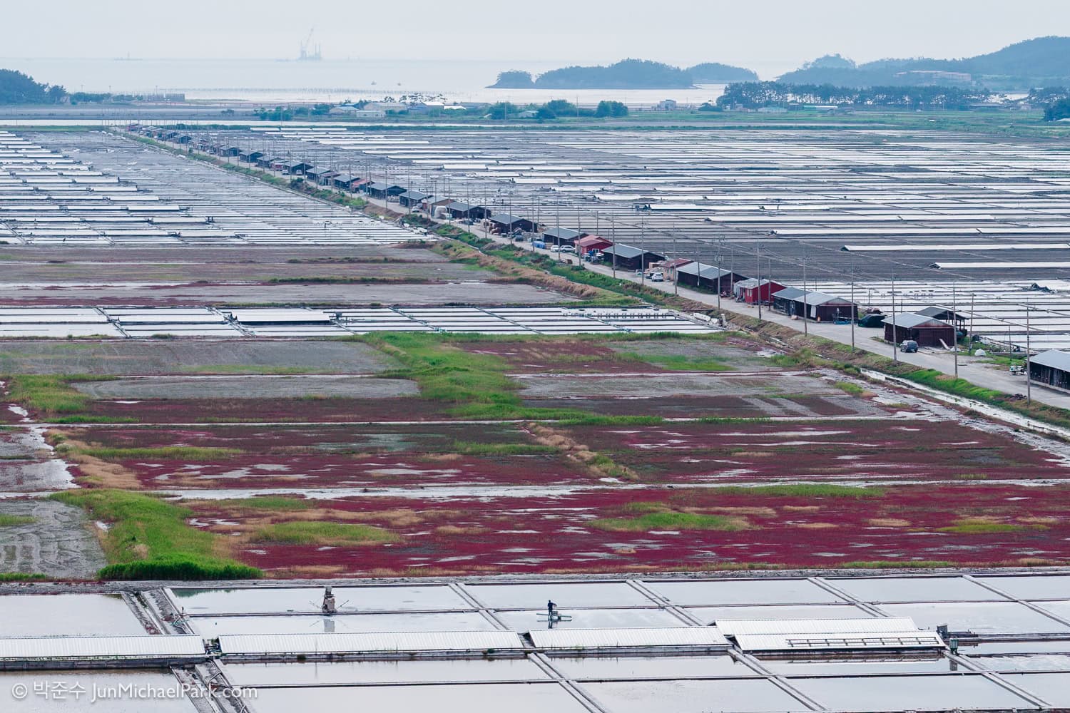Korea travel photographer Jun Michael Park made this photo of Taepyung Salt Farm on Jeungdo Island, the biggest salt farm in South Korea.
